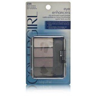 Cover Girl Eye Enhancers Mix and Match Quad Shadow 235 Pure Romance  Covergirl Eye Enhancers Eyeshadow Pure Romance  Beauty