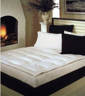 LifeStyled 5" PillowTop White Queen Feather Bed   Pillow Top Featherbeds