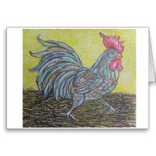 running rooster cards
