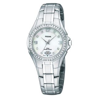 Pulsar Women's Mother Of Pearl Dial Watch Pulsar Women's Pulsar Watches