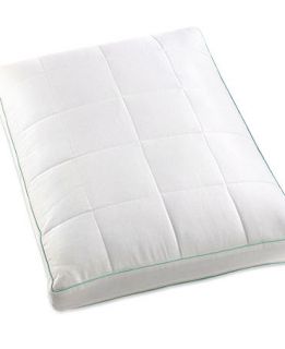 Martha Stewart Collection Quilted Foam Gusset Pillow   Pillows   Bed & Bath