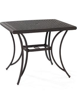 Grove Hill Aluminum 38 x 32 Outdoor Dining Table   Furniture