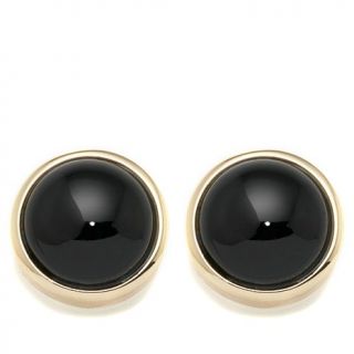 ANTHOLOGY Round Gemstone Button Style Stud Earrings