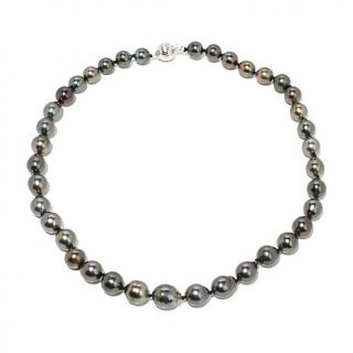 Tara Pearls 8 10mm Cultured Tahitian Pearl Sterling Silver 18" Necklace