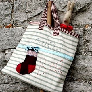 personalised stocking christmas bag by housley & co