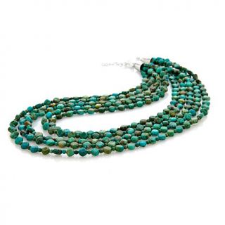 Jay King 5 Strand Anhui Turquoise Beaded 18 1/4" Necklace