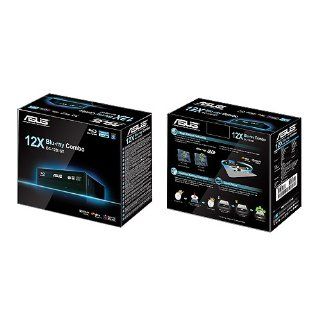 Asus Black 12X BD ROM 16X DVD ROM 48X CD ROM SATA Internal Blu Ray Drive (BC 12B1ST) Computers & Accessories