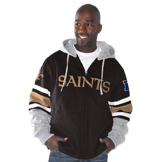 NFL 1 on 1 Transition Fleece Jacket   Saints