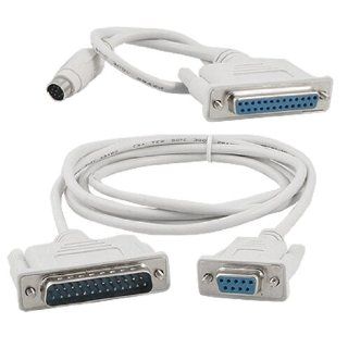 5.2 Ft White RS232 to RS422 Adaptor PLC Cable for Mitsubishi SC 09 Melsec FX/A Computers & Accessories