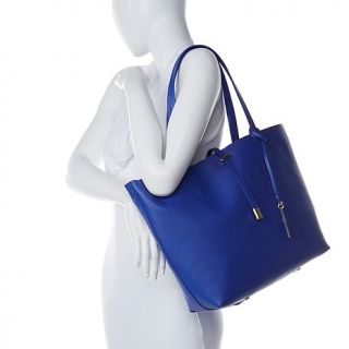 Vince Camuto "Leila" Saffiano Leather Tote with Removable Pouch