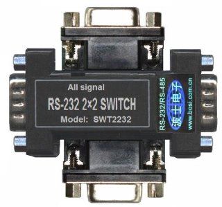 BOSHIKA SWT2232 2 to 2 PORT all signal RS232 SWITCH Computers & Accessories