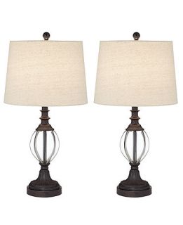 Pacific Coast Ribbed Set of 2 Table Lamps   Lighting & Lamps   For The Home