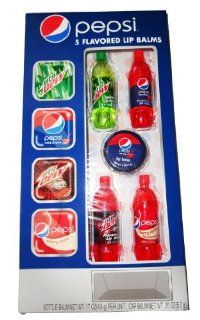 Lotta Luv Flavored Lip Balm Gift Set (Pepsi Bottle) Health & Personal Care