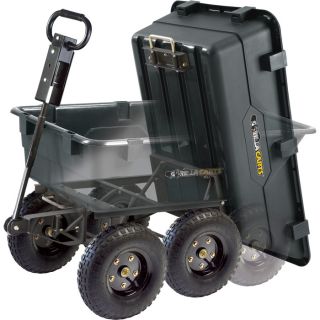 Gorilla Cart Dump Cart — 39 3/4in.L x 25 1/2in.W, 1200-lb. Capacity, Model# GOR866D  Hand Pull Wagons
