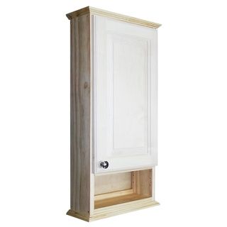 Ashley Series 31.5x2.5 inch Unfinished On the Wall Cabinet WG Wood Products Bath Cabinets & Storage