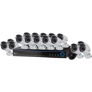 Swann TruBlue 16-Channel DVR Security System with 16 Cameras, Model# SWDVK-164216-US  Security Systems   Cameras