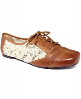 Kensie Darryl Oxford Lace Flats   Shoes