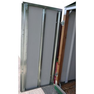 West Heavy-Duty Steel Storage Shed — 7.5ft. x 6.3ft., Forest Green, Model# 1352  Utility Sheds