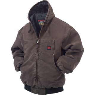 Tough Duck Washed Hooded Bomber — Big Sizes  Coats
