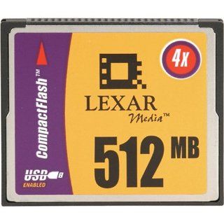 Lexar Media 512 MB CompactFlash (CF512 231) (Retail Package) Electronics