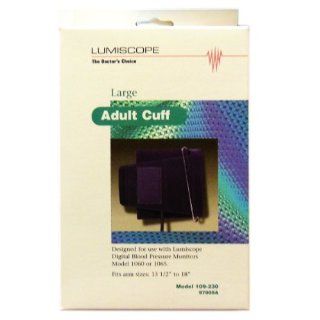 Lumiscope Large Adult Blood Pressure Cuff Model 109 230 Health & Personal Care