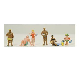 Model Power HO Beach People (6) MDP5740 Toys & Games