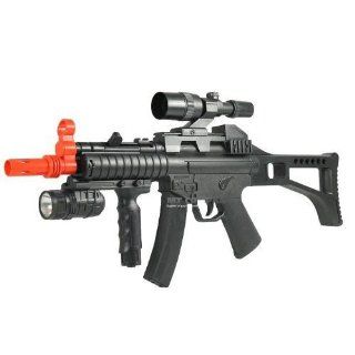 HY017B Spring Airsoft Rifle 230 FPS, Great Beginner Airsoft Gun with Tactical Light and Faux Scope  Sports & Outdoors