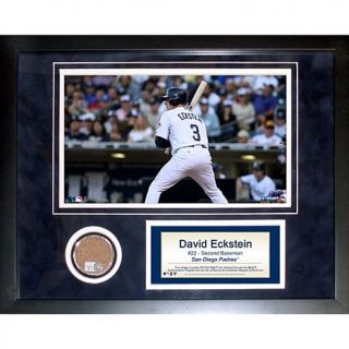 David Eckstein Padres Dirt Collage by Steiner Sports