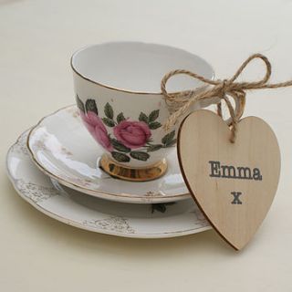 personalised wedding favour place setting by sparks living