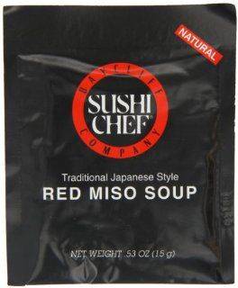 Sushi Chef, Soup Red Miso, 0.53 OZ (Pack of 12)  Grocery & Gourmet Food