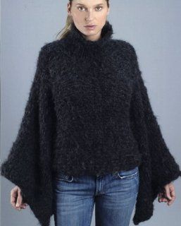 Brushed Alpaca Poncho (KK228)   Pullover Sweaters