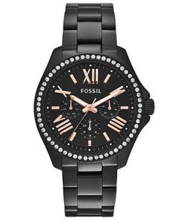 Fossil Womens Cecile Black Tone Stainless Steel Bracelet Watch 40mm AM4522   Watches   Jewelry & Watches