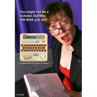 Scrabble SCR 228 Players Dictionary  Electronic Scrabble Dictionary  Electronics