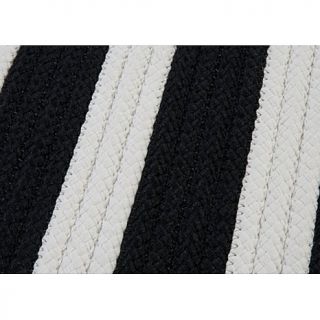 Colonial Mills Stripe It 5' x 8' Rug   Black/White