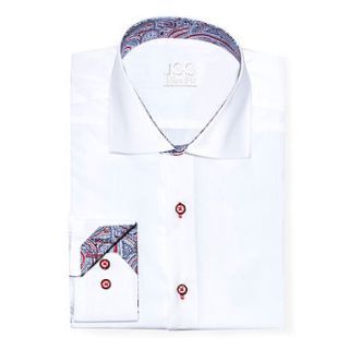 men's slim fit shirt with paisley design by jenson samuel shirts