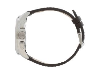 Timex Intelligent Quartz Adventure Series Linear Indicator Chronograph Leather Strap Watch Olive/Tan/Silver Tone/Orange
