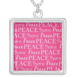 Peace in Pink Custom Jewelry