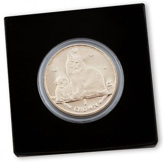 2013 Isle of Man Siberian Cat Clad Proof Crown Coin