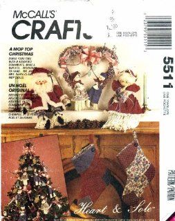 McCall's 5511 Crafts Sewing Pattern Country Home Christmas Package