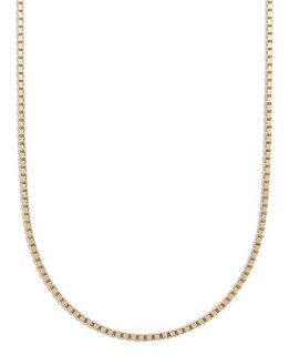 Giani Bernini 24k Gold over Sterling Silver Necklaces, 18 24 Box Chain   Necklaces   Jewelry & Watches