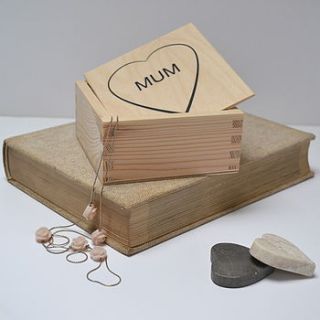 personalised jewellery box by northern logic