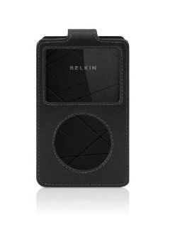 Belkin Leather Sleeve Case for iPod classic 6G (Black)   Players & Accessories