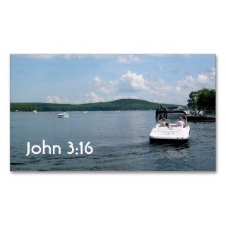 John 316 Scripture Memory Card, Boat Business Card Templates