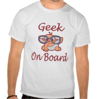 Ladies Funny Geek On Board Mom To Be T Shirts
