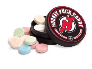 NHL New Jersey Devils Hockey Puck Candy 12 pack  Sports & Outdoors