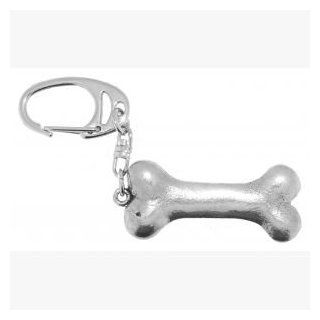 Pewter Keyring Dogs Bone   Key Tags And Chains