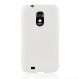 WIRELESS CENTRAL Brand Silicone Gel Skin WHITE Sleeve Rubber Soft Cover Case for Samsung D710 EPIC TOUCH 4G (SPRINT) Cell Phones & Accessories