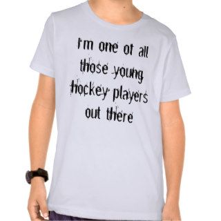 Young Hockey Player's Shirt