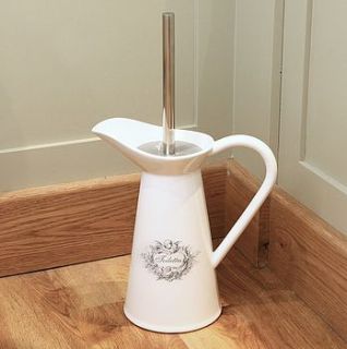 ceramic jug style toilet brush by dibor