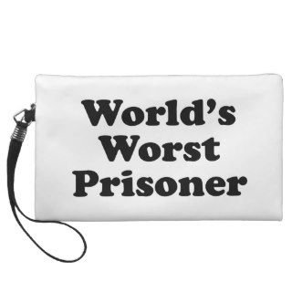 World's Worst Prisoner Wristlet Clutches